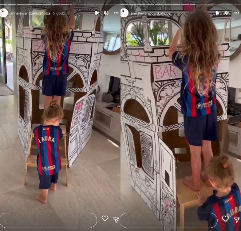 Klara i Laura już noszą koszulki FC Barcelona