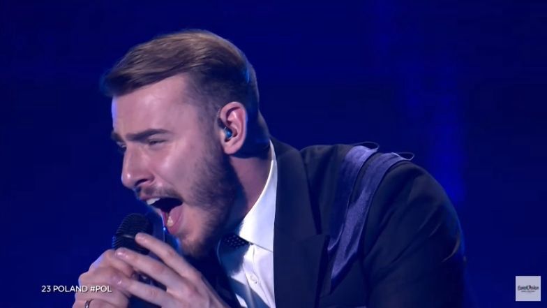 Eurowizja 2022 - tak wyglądał finałowy występ Krystiana Ochmana