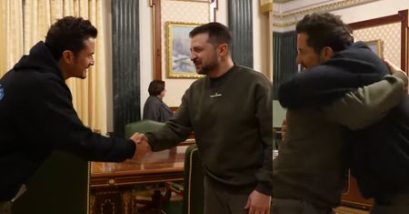 Orlando Bloom SPOTKAŁ SIĘ z Wołodymyrem Zełenskim! (ZDJĘCIA)