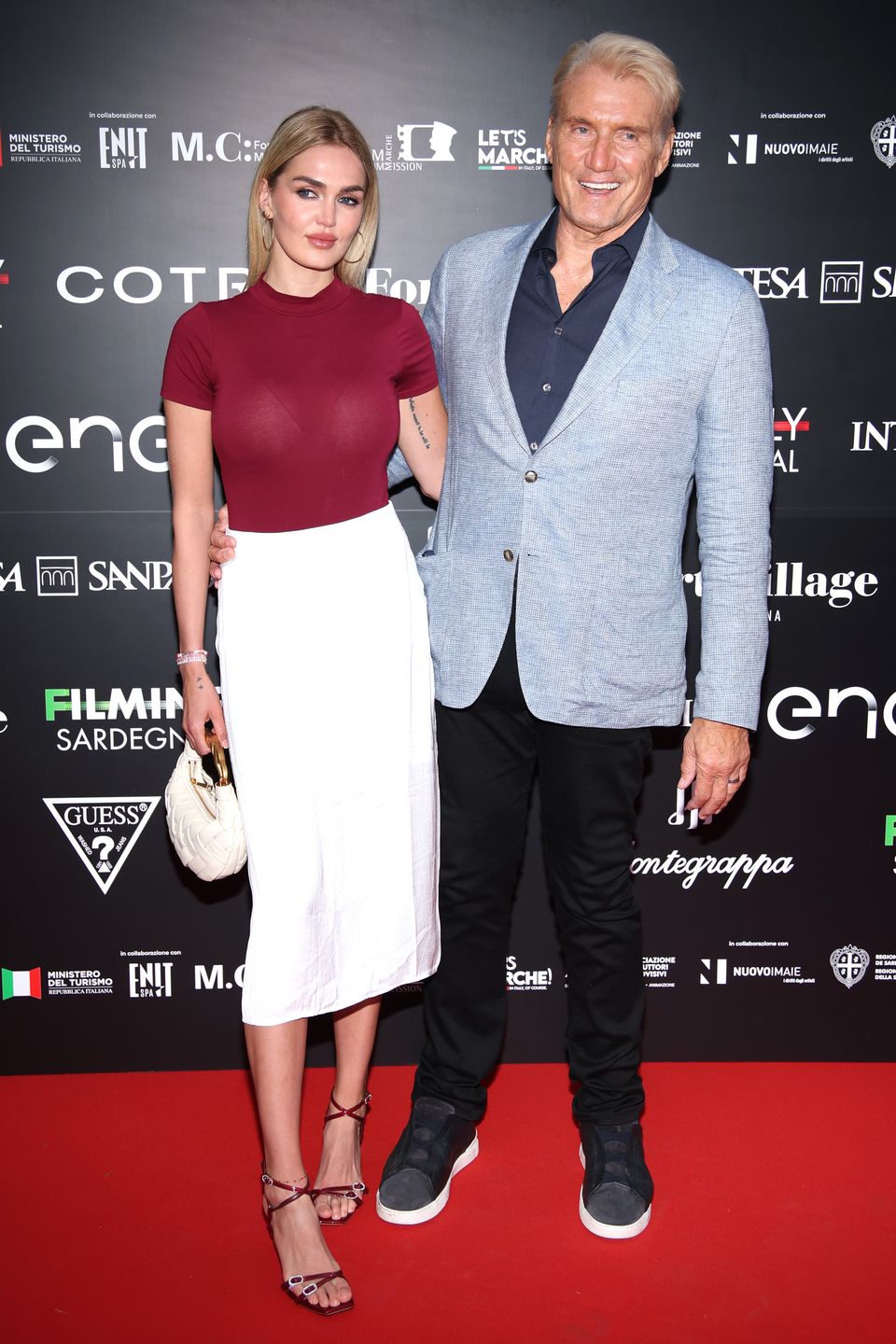 Emma Krokdal i Dolph Lundgren