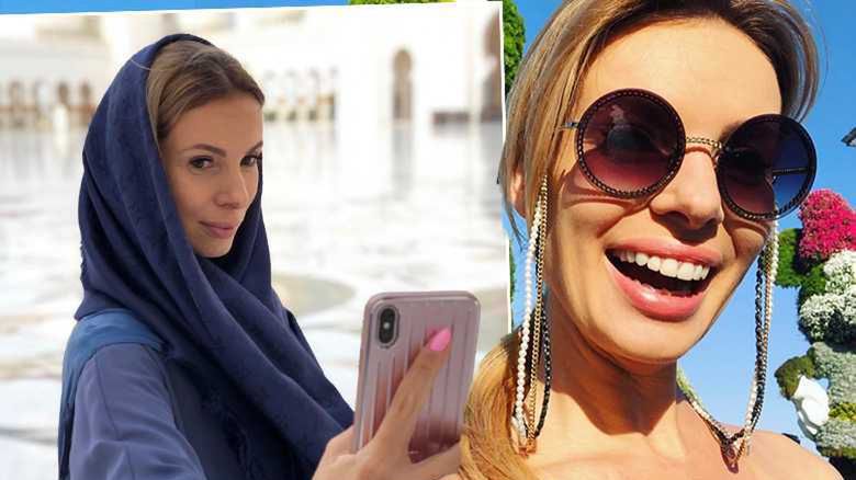 Izabela Janachowska w Dubaju