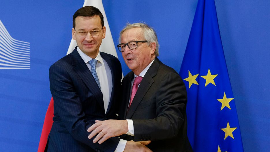 Mateusz Morawiecki spotkał się w Brukseli z Jean Claude Junckerem