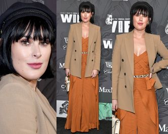 Wystylizowana Rumer Willis dopinguje koleżanki na oscarowej imprezie