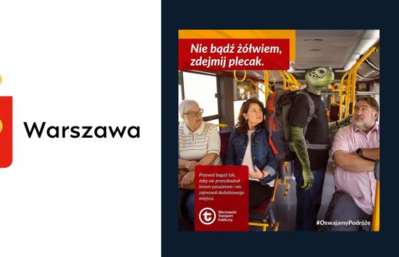 ZTM Warszawa pyta, czy jesteś żółwiem lub kurą. Ruszyła kampania "Oswajamy podróże"