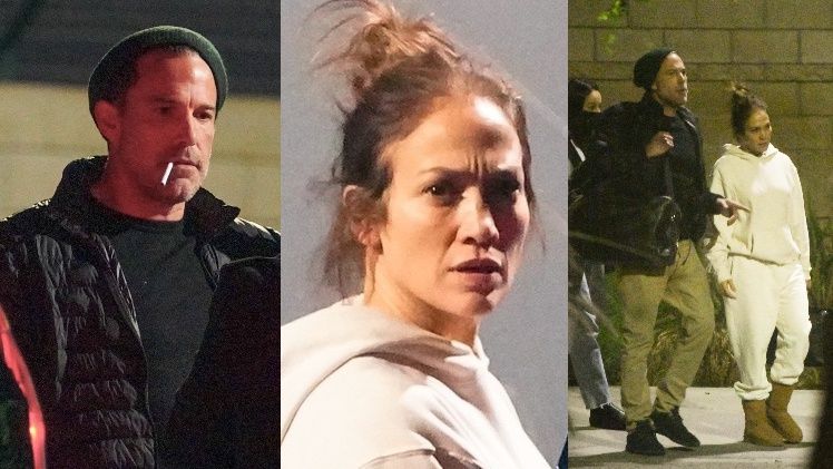 Jennifer Lopez i Ben Affleck wysiadają z samolotu