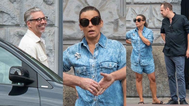 Anna Mucha "przyłapana" z byłym i obecnym partnerem