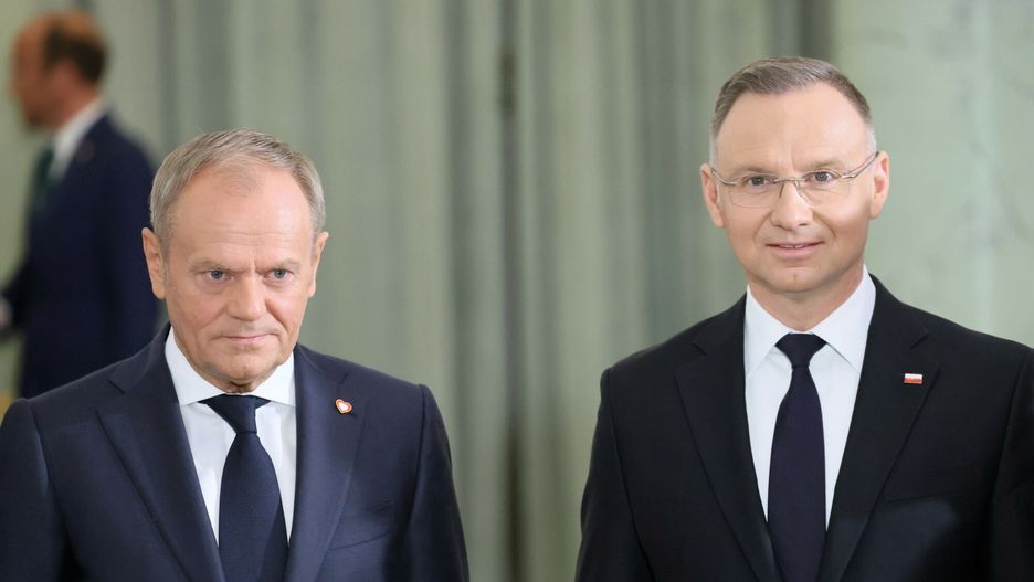 Rekonstrukcja rządu. Premier Donald Tusk i prezydent Andrzej Duda