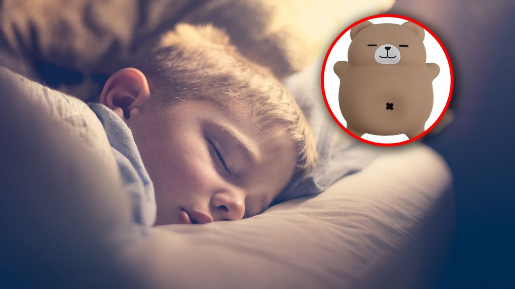 MARY'S Miś Chrapuś oddychająca lampka LED