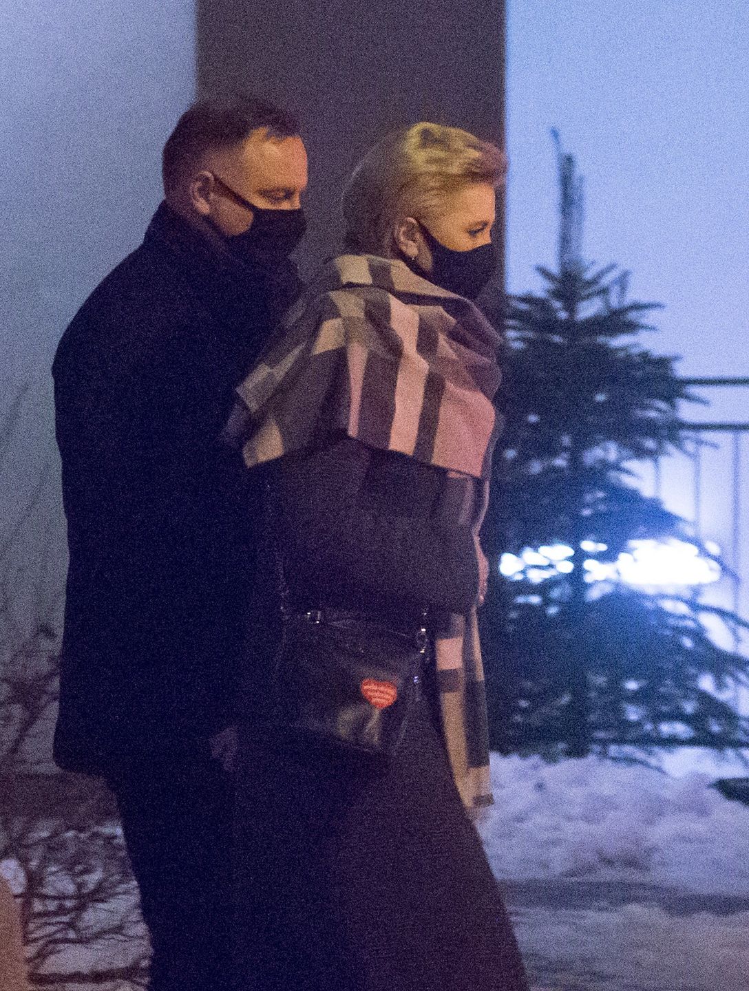 Andrzej Duda i Agata Kornhauser-Duda w Krakowie