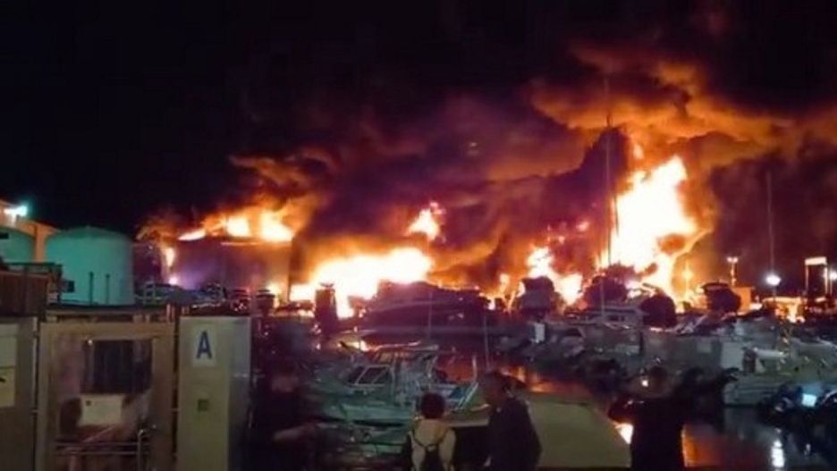 Pożar w Marbelli gaszoną całą noc