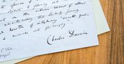 Obrona teorii ewolucji. Dokument z autografem Karola Darwina