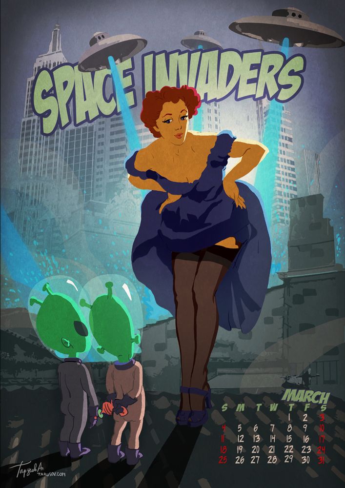 Apokaliptyczny kalendarz w stylu pin-up [+18] 4