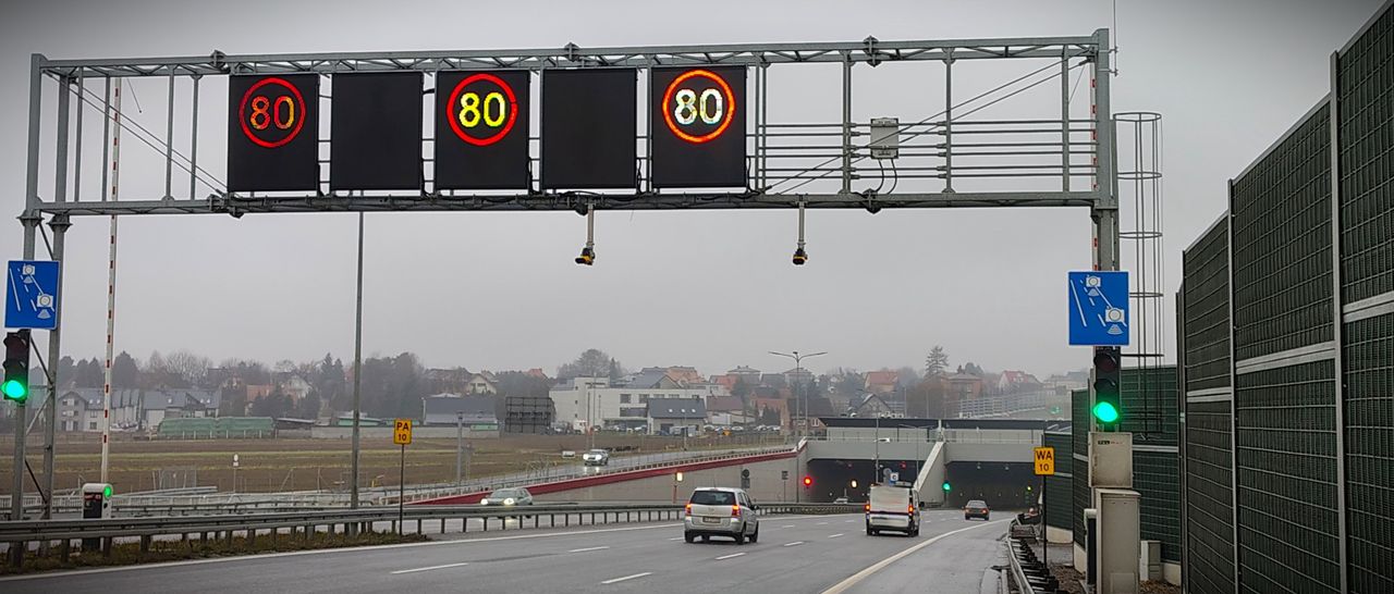 Będą mandaty za tunel. Ruszył system pomiaru prędkości