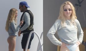 Wolna od makijażu Sydney Sweeney pręży pośladki w skąpym stroju u boku starszego o 16 LAT ukochanego (ZDJĘCIA)