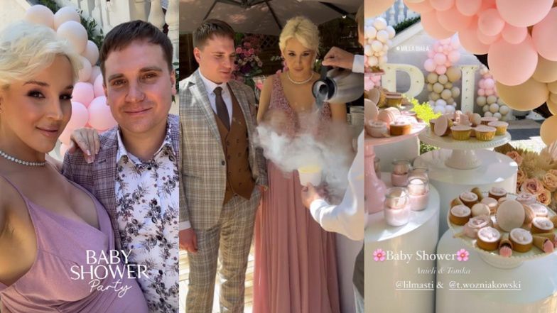 Lil Masti wyprawiła wystawne BABY SHOWER z parującymi lodami. Zdradziła też IMIĘ DZIECKA