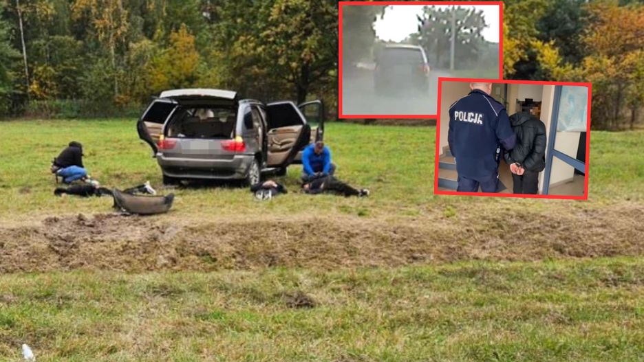  Złapali przemytników ludzi. Jest nagranie z pościgu
