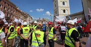 Protest "Solidarności" w Warszawie. "Razem Dla Polski i Polaków"