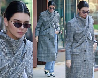 Kendall Jenner w płaszczu za 14 tysięcy