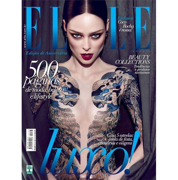 Modelka oburzona - "Elle" rozebrało ją na okładce 1