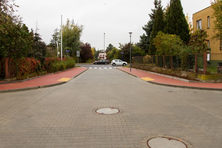 Międzytorze w Płocku po przebudowie. Ulice Kopernika, Kolberga i Stodółkiewicza są gotowe