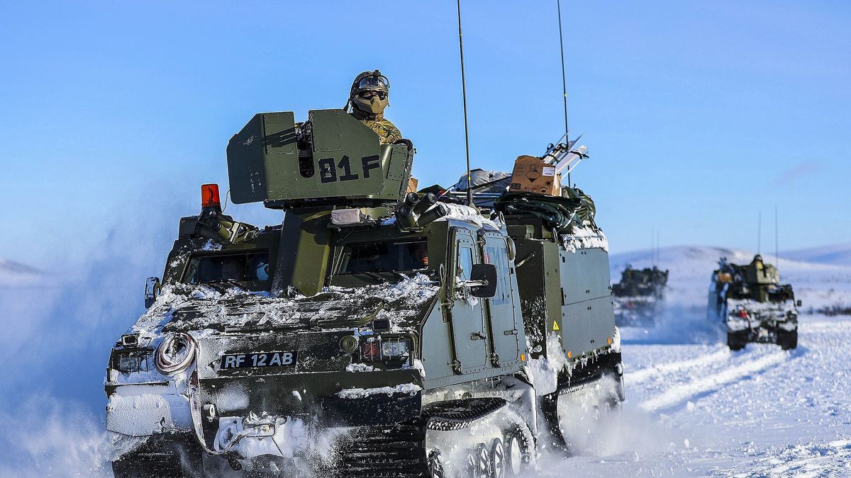 Wszędołaz BVS 10 podczas ćwiczeń Joint Viking