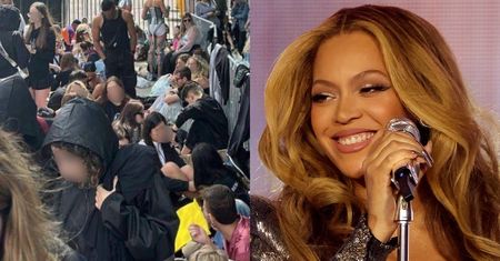 TYLKO NA PUDELKU: Tłumy czekają na koncert Beyonce przed PGE Narodowym. "Stoją w kolejce od WCZORAJSZEGO WIECZORU" (FOTO)