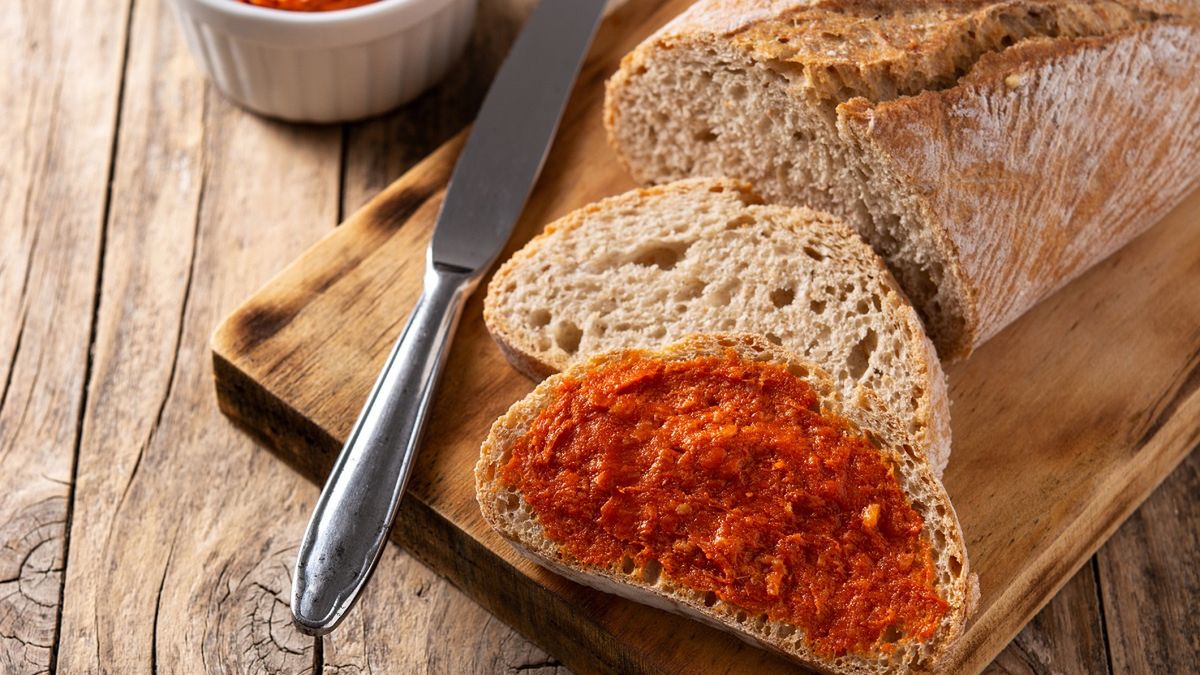 Pomidorowa pasta kanapkowa.