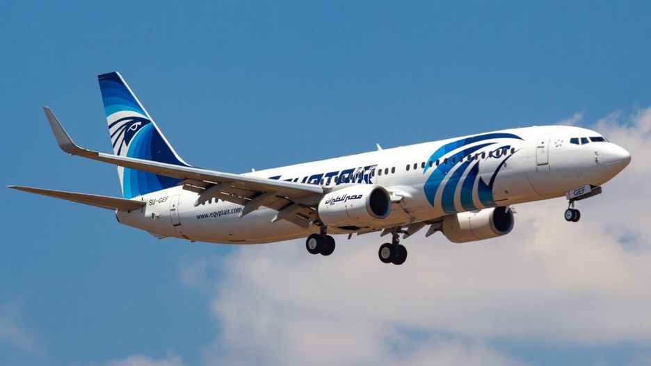 Samolot należący do linii EgyptAir