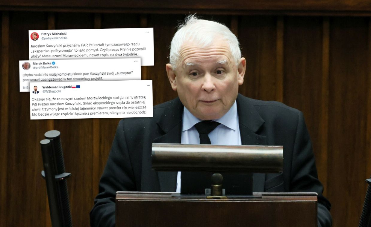 Prezes PiS "nie pozwolił ułożyć" rządu Morawieckiemu. W sieci lawina