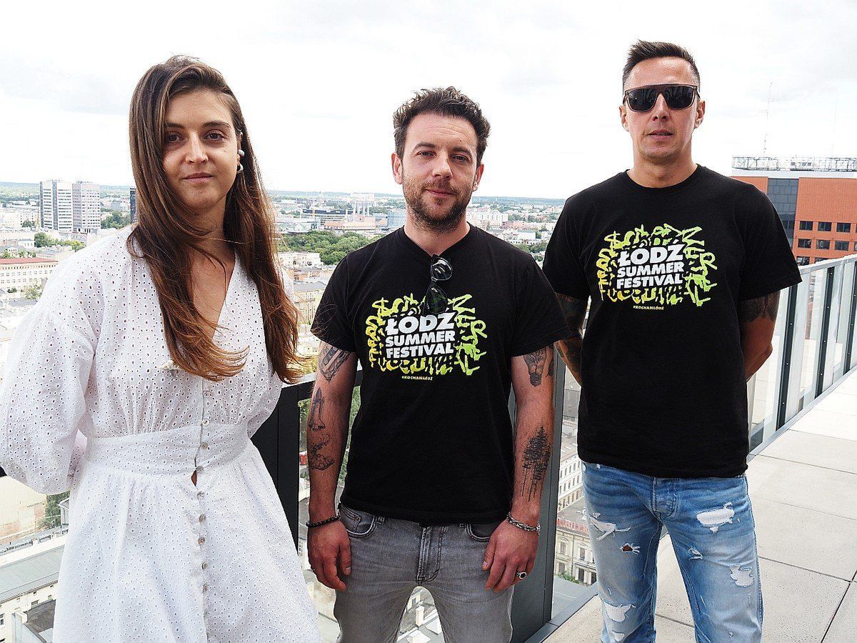 Łódź Summer Festiwal - Daria Głowacka, Tomasz Piotrowski i Michał Adamkiewicz.