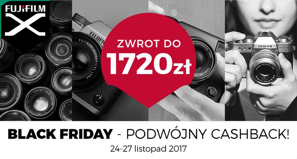Podwójny cashback Fujifilm - zwrot nawet 1720 złotych za jeden produkt! 2