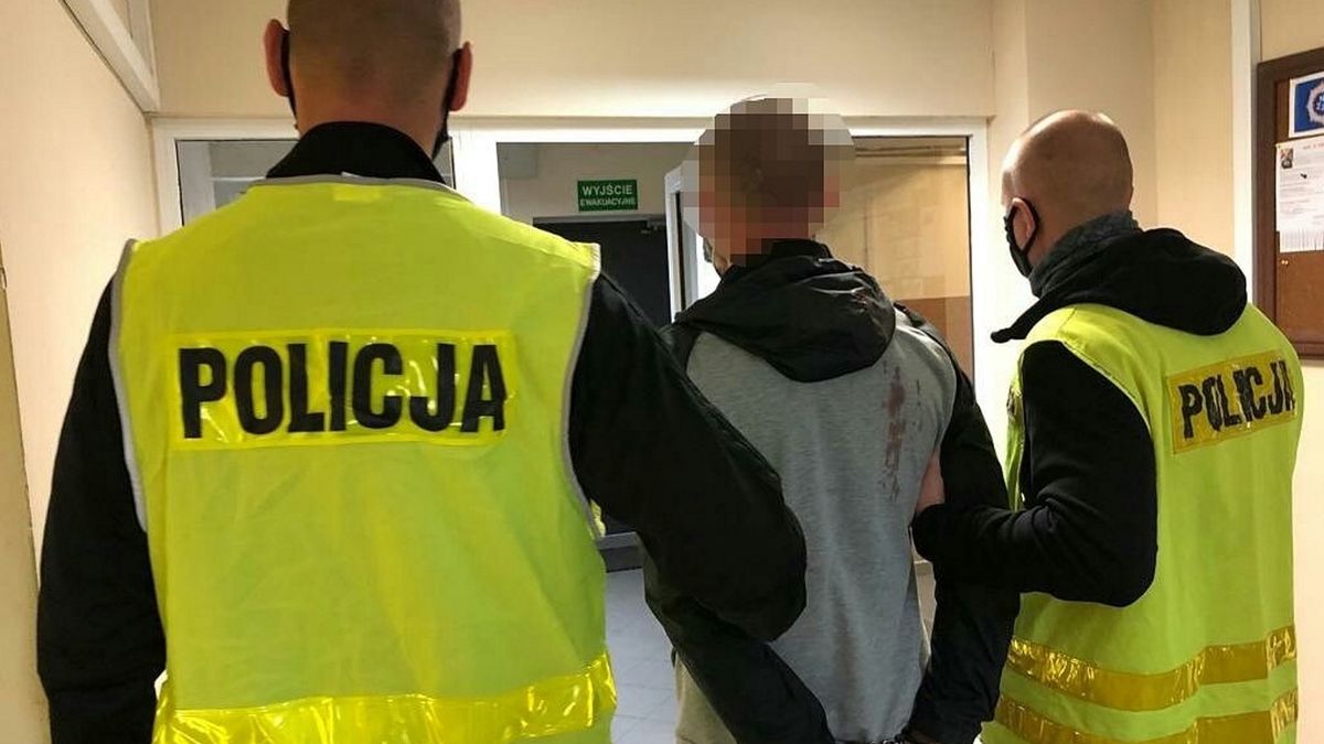 Napastnik został zatrzymany przez policję