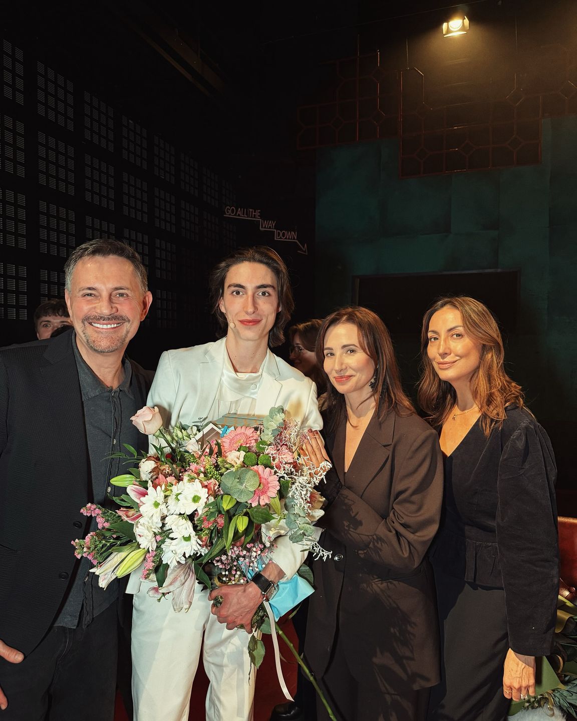 Krzysztof Ibisz z żoną i synem