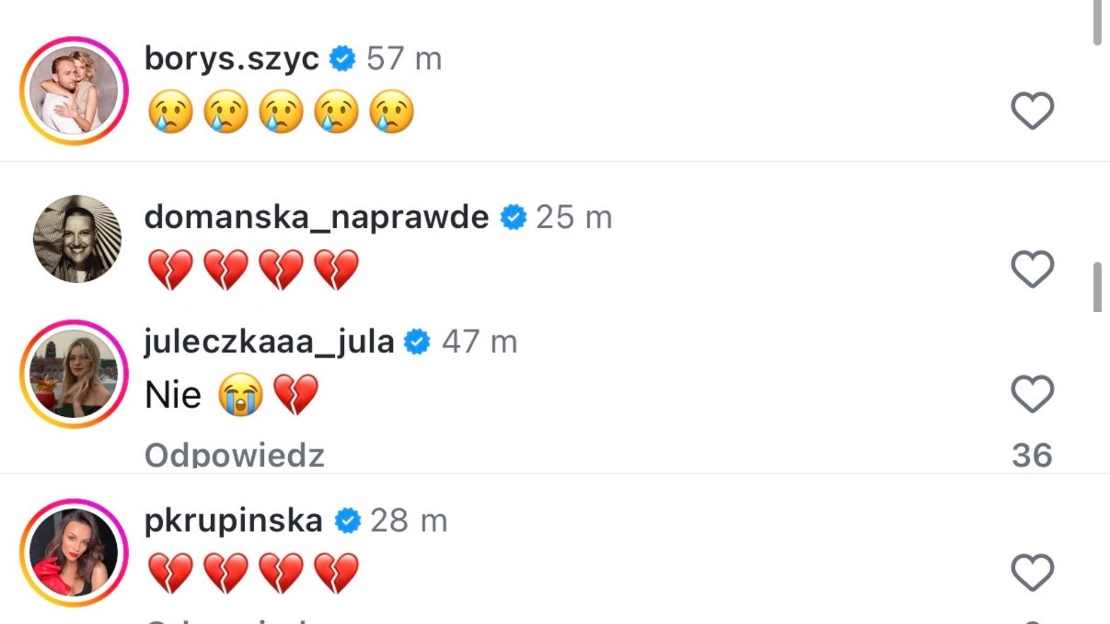 Gwiazdy żegnają Maję Gadowską 