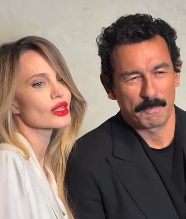 Angelina Jolie na pokazie marki Tom Ford Beauty