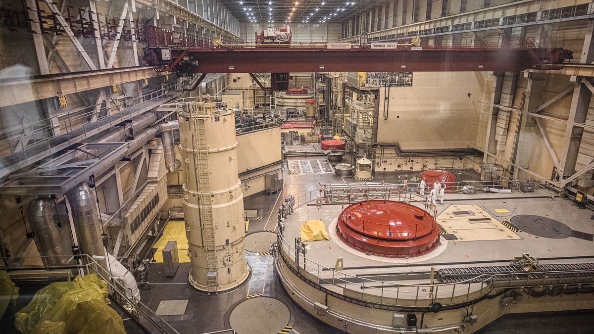 Wnętrze elektrowni Paks