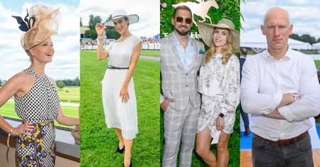 Celebryci niczym royalsi pozują na wyścigach konnych: Małgorzata Kożuchowska, Ida Nowakowska, Krzysztof "Diablo" Włodarczyk, który w piątek wyszedł z więzienia... (ZDJĘCIA)