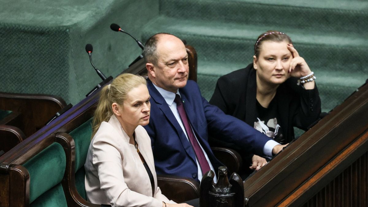 Na zdjęciu ministra edukacji Barbara Nowacka oraz wiceministrowie Henryk Kiepura i Paulina Piechna-Wieckiewicz