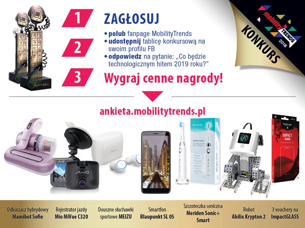 Plebiscyt Mobility Trends – trwa głosowanie na najlepsze produkty i usługi  z branży IT i Telcom za 2018 roku 2