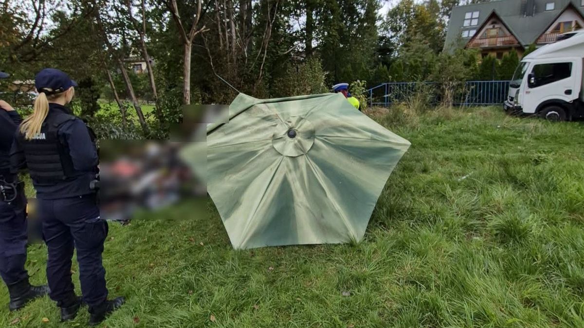 Tragiczny pożar kampera na O. Balzera w Zakopanem.