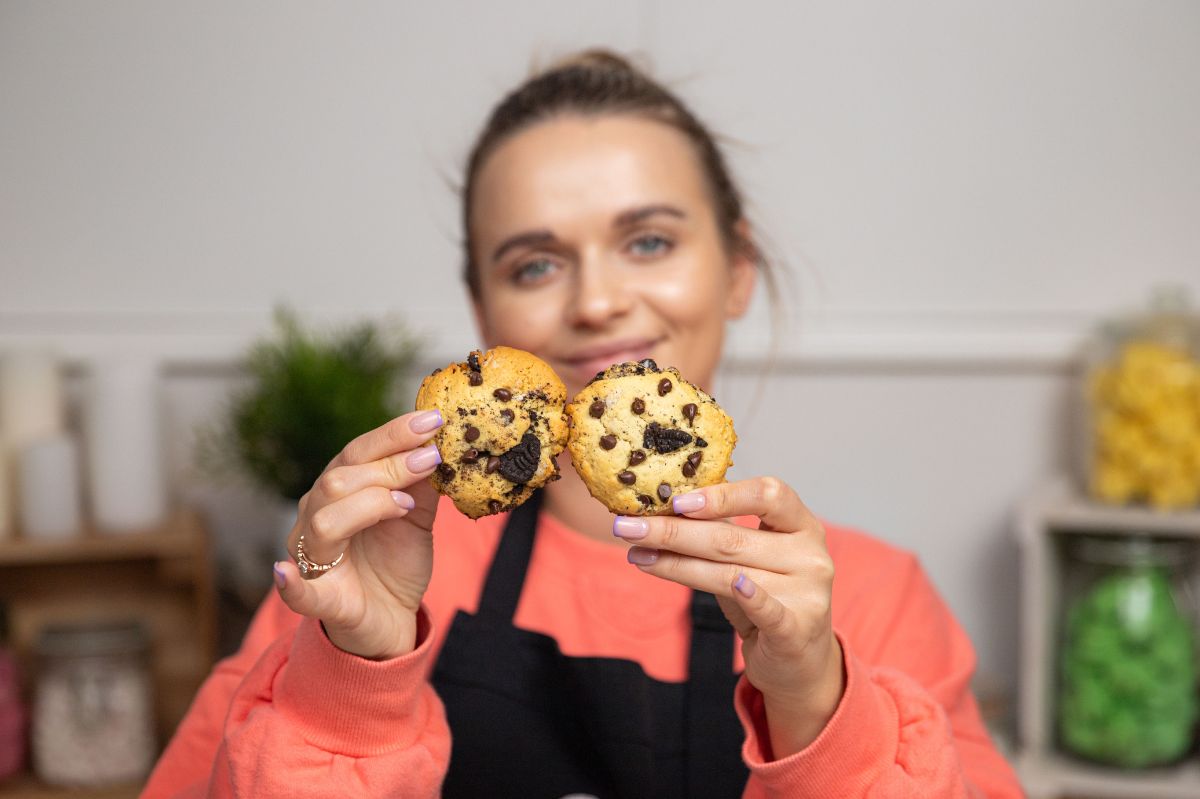 Na punkcie czekoladowych ciasteczek z kawałkami oreo oszalała cała moja rodzina