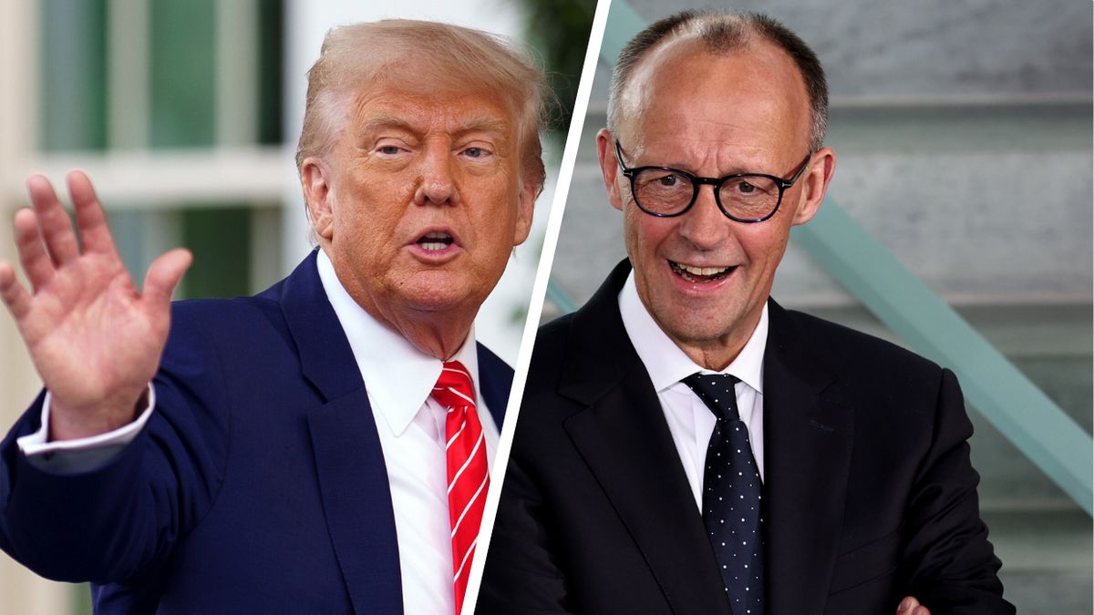 Trump i Merz zadeklarowali współpracę ws. Ukrainy