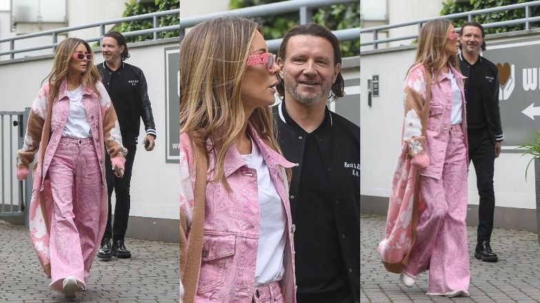 Małgorzata Rozenek i Radosław Majdan odwiedzają warszawską klinikę