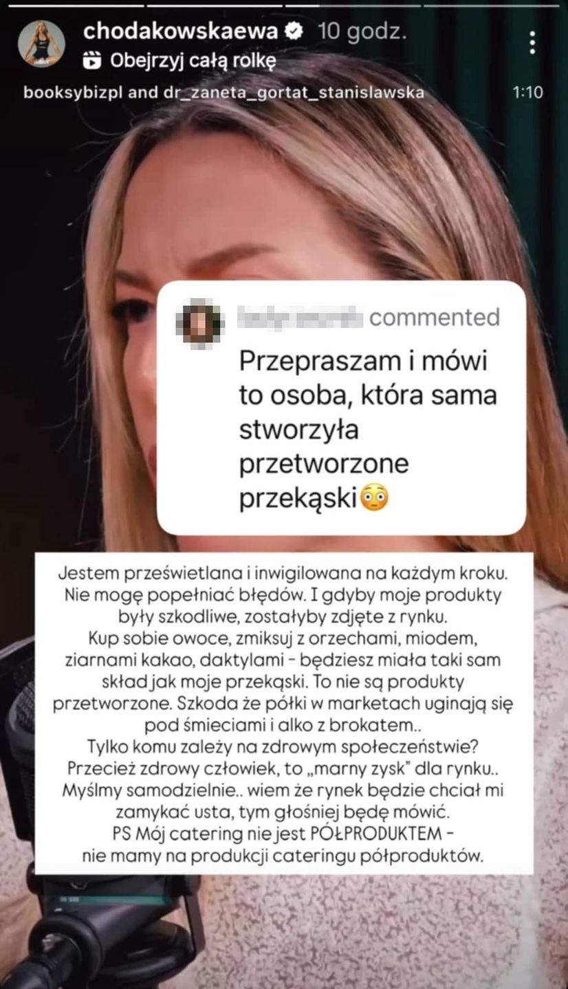 Ewa Chodakowska odpowiedziała na zarzut