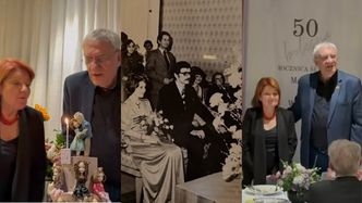 Wiktor Zborowski i Maria Winiarska świętowali ZŁOTE GODY podczas przyjęcia-niespodzianki. Jak wyglądali 50 lat temu? (ZDJĘCIA)