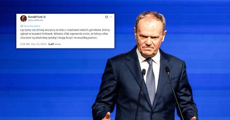 Tragedia w kopalni. Tusk zamieścił wpis