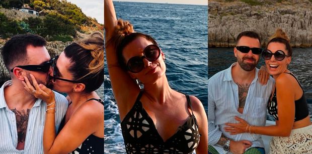 Agnieszka i Grzegorz Hyży chwalą się "la dolce vita" we Włoszech, migdaląc się na pokładzie motorówki (ZDJĘCIA)
