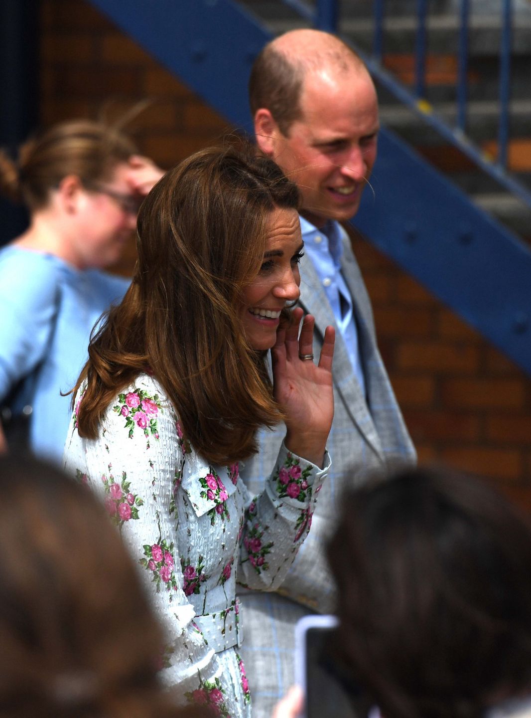 Książę  William i Kate Middleton odwiedzają salon gier