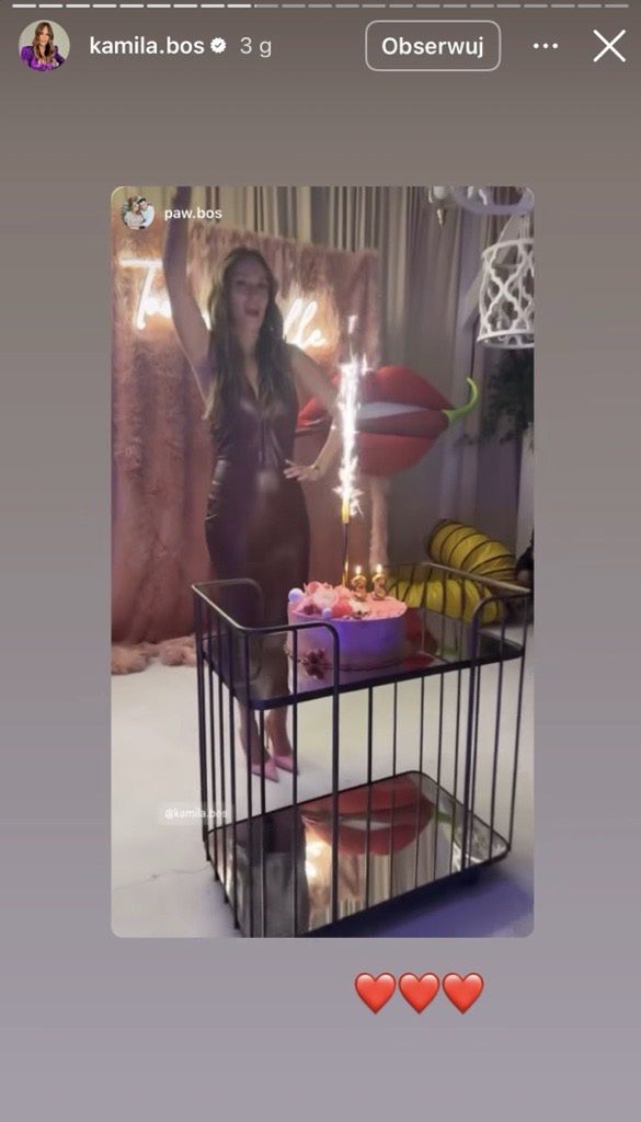 Kamila Boś świętuje urodziny