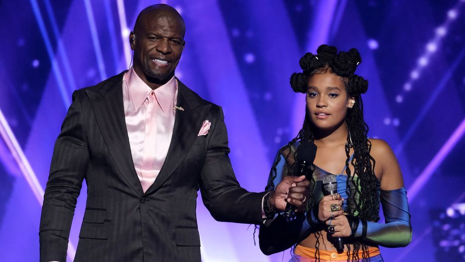 Americas Got Talent - Season 17
AMERICAS GOT TALENT -- Finale Episode 1719 -- Pictured: (l-r) Terry Crews, Sara James -- (Photo by: Trae Patton/NBC via Getty Images)
NBC
nup_199041, episodic, air date 09132022, 2020s, select, reality show, finale